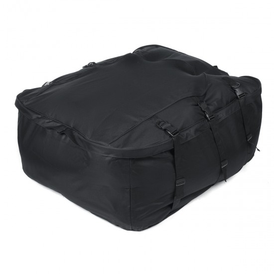 Portable Travel Storage Bag Waterproof Car SUV Roof Top Rack Bag 600D Oxford Travel Luggage Storage Cargo Carrier 105*90*43cm