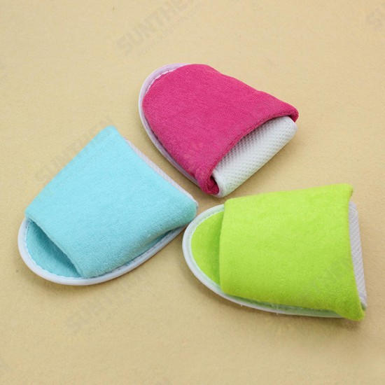 Folding Slippers Men Women One Size Travel Portable Shoes Non-slip Slippers With Storage Bag