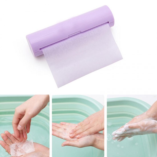 Paper Soap Flakes Travel Camping Emergency Hand Wash Cleaning Toilet Soap Kits