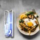 Travel Ultraviolet Sterilizer Chopsticks knifes and Forks Three-Piece Set Portable Dry Heat Sterilizer