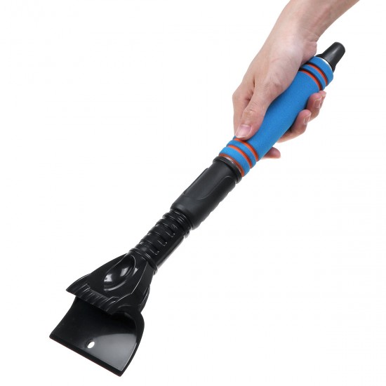 56CM Telescopic Rotating Snow Shovel With Gloves Vehicle Winter Shoveling Snow Tools