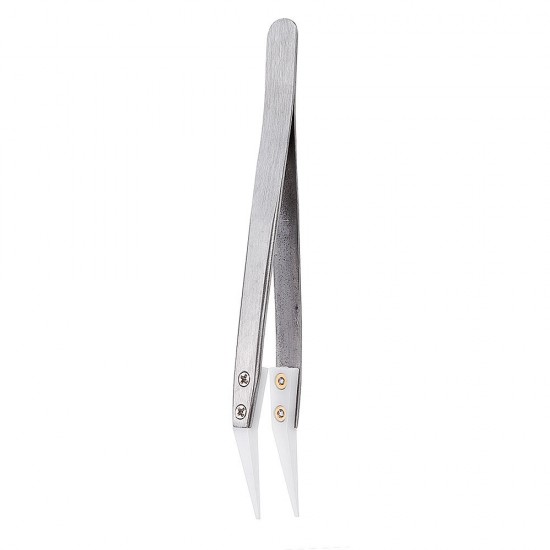 Heat Resistant Anti-static Stainless Steel Ceramic Tweezer