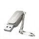 USB3.0 Flash Drive Pendrive Zinc Alloy Portable USB Disk with Key Chain Thumb Drive U Disk