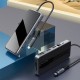 12 in 1 Type-C Docking Station USB-C Hub Splitter Adaptor with USB3.0*3 USB-C PD100W 100M RJ45 4K@30Hz Dual HDMI 1080P VGA 3.5mm Audio Digital Display