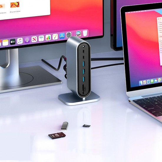 13 In 1 USB-C Hub Docking Station Adapter