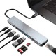 8-in-1 USB-C Docking Station with 4K HDMI, 87W Power Delivery, USB, Ethernet and Card Readers