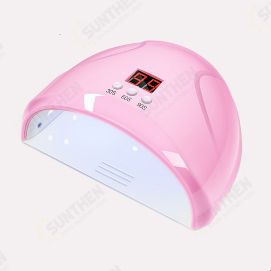 141LED Automatic Smart Sensor Nail Dryer LED Digital Display Four-timing Setting Nail Light Low Noise Fast Drying Nail Lamp