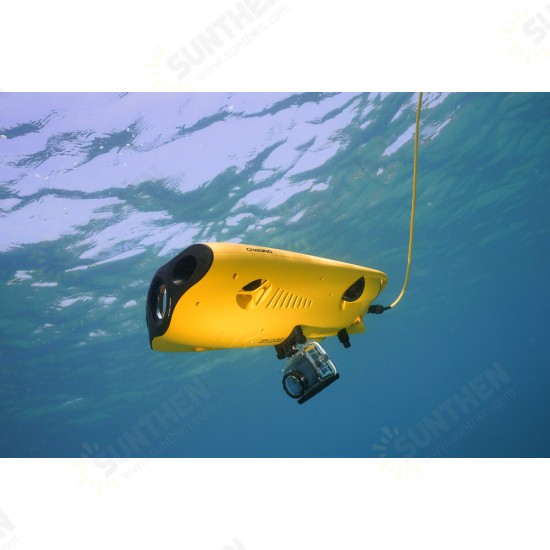 Gladius Mini S Underwater Drone with 4K UHD EIS F1.8 Aperture Camera 100m Depth Rating 4h Runtime ROV for Photography Scientific Exploration and Safety Inspection