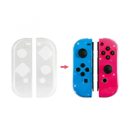 TNS-1710 Game Console Plastic Hard Shell Crystal Clear Case For Nintendo-Switch Joy-Con NS Accessories