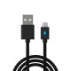 TY0803 Charging Cable for PS5 Game Controller 3m USB Type-C Charging Cable for Nintendo Switch NS PRO Wireless Gamepad with Indicator Light