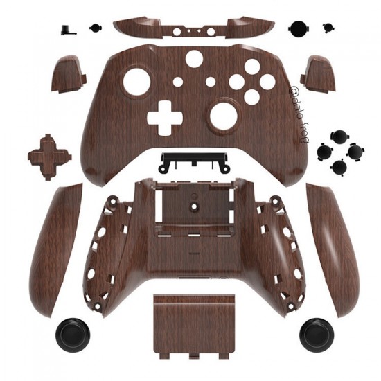 Replacement Full Housing Shell Gamepad Shell with Buttons Kit for Xbox One Slim Wireless Game Controller