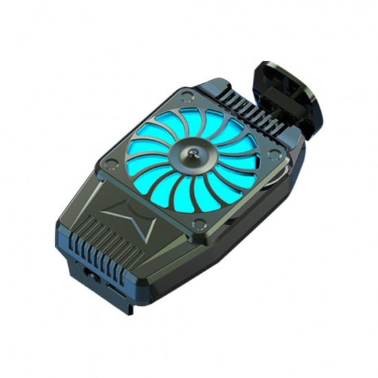 H15 Universal Portable Cooling Fan for PUBG Mobile Games Mute Cooler Radiator for iPhone HuOneplus Smartphone Fast Cooling