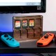 8 Slots Magnetic Transparent Wooden Game Card Case Holder Box for Nintendo Switch for NS OLED NS Cards Storage Case