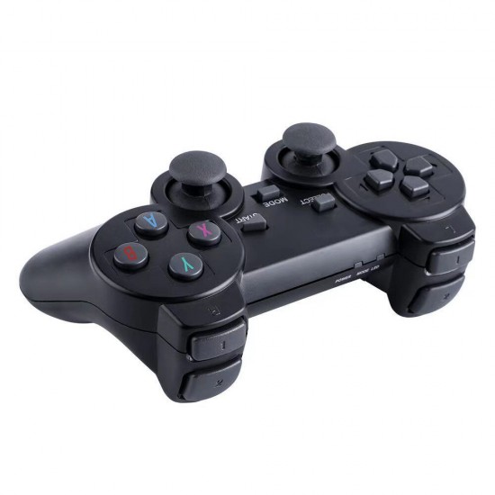 M8 4K HD 10000+ Games Mini Games Stick Video Game Console For SFC PS1 FC GBA Emulator with 2Pcs Wireless Gamepad Controller