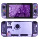 DIY Protective Case Transparent Shell for Nintendo Switch Replacement Housing Shell Purple Case Set for NS Game Console Joycon