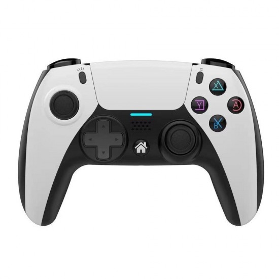 P04 Six-axis Somatosensory Gyroscope Wireless Game Controller for PS4 Elite Slim Pro Console Dual Vibration bluetooth Gamepad Programmable Back Button Support PC