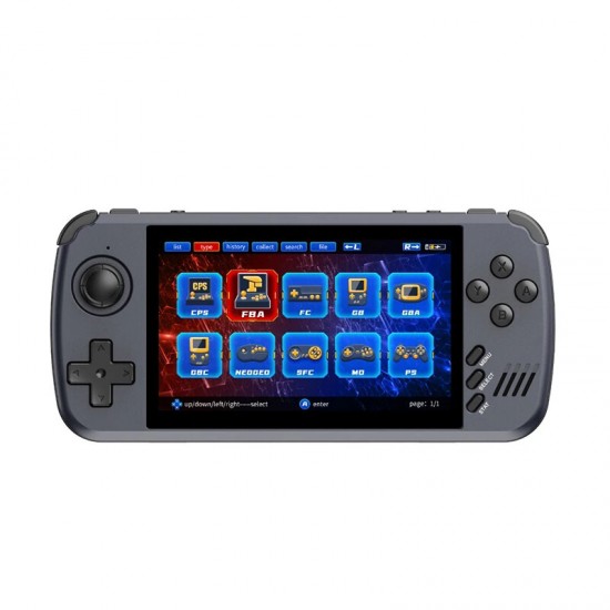 X45 32GB 64GB 6000 Games Video Retro Game Console 4.5 inch IPS CPS SFC PS NEOGEO MD GBC GBA GB FC FBA Handheld Game Player TV Output Earphone