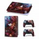 Printed Skin Stickers Anti-scratch Dustproof Decal Cover for PlayStation 5 PS5 Digital Edition Game Console