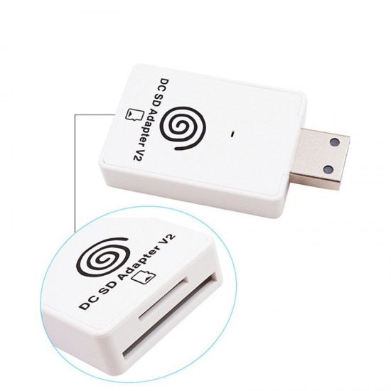 SD TF Memory Card Reader Adapter Converter V2 with DreamShell Boot Loader CD for SEGA Dreamcast Dreamshell V4.0