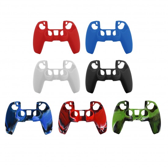 Silicone Protective Sleeve PS5 Wireless Gamepad Cover PS5 Game Controller Non-slip Protective Shell Case