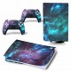 Skin Sticker Decal Cover Protector Cover Skin for PlayStation 5 Game Console and 2 Controllers PS5 Disk Optical Drive Version