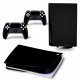 Skin Sticker Decal Cover Protector Cover Skin for PlayStation 5 Game Console and 2 Controllers PS5 Disk Optical Drive Version