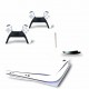 Skin Sticker Decal Cover Protector Cover Skin for PlayStation 5 Game Console and 2 Controllers PS5 Disk Optical Drive Version