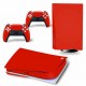 Skin Sticker Decal Cover Protector Cover Skin for PlayStation 5 Game Console and 2 Controllers PS5 Disk Optical Drive Version