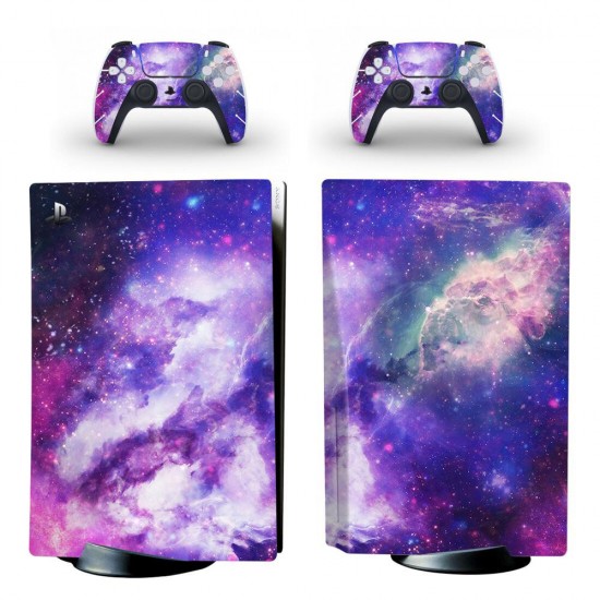 Stickers Skin For Playstation 5 PS5 with Ultra HD Blue-Ray Disc Drive Version Game Console Controller Gamepad Skins