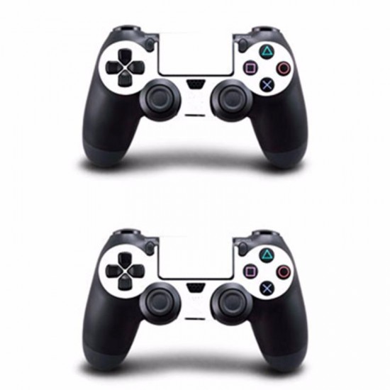 White Skin Sticker for PS4 Play Station 4 Console 2 Controller Protector Skin