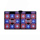 Wired Dancing Mat Pad Computer TV Slimming Blanket with Somatosensory Gamepad a Colored Lights Massage Version