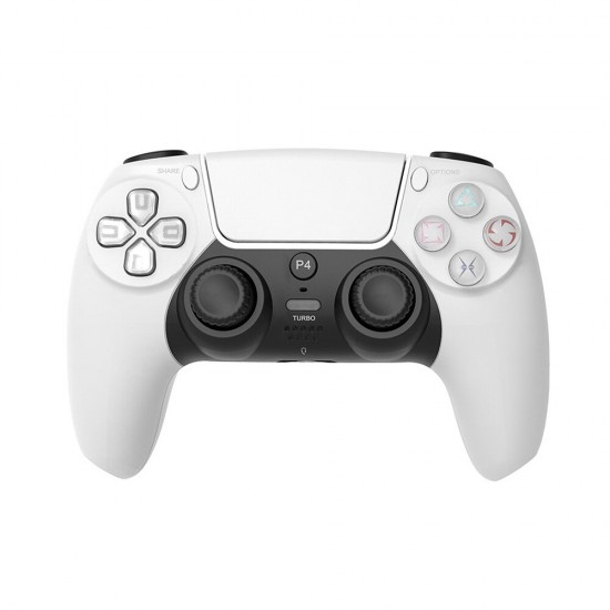 bluetooth 4.0 Gamepad Wireless Controller 6-Axis Dual Vibration Sense Joystick with 3D Rocker Turbo Function for PS4 PS3 Video Game Console Handle