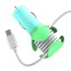 PG-SW057 Type-C 12V Car Charger for Switch Lite Game Console PD Winding Fast Charger