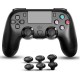 Wireless Bluetooth Gamepad Game Controller for PS4 Game Console with Audio Output Function