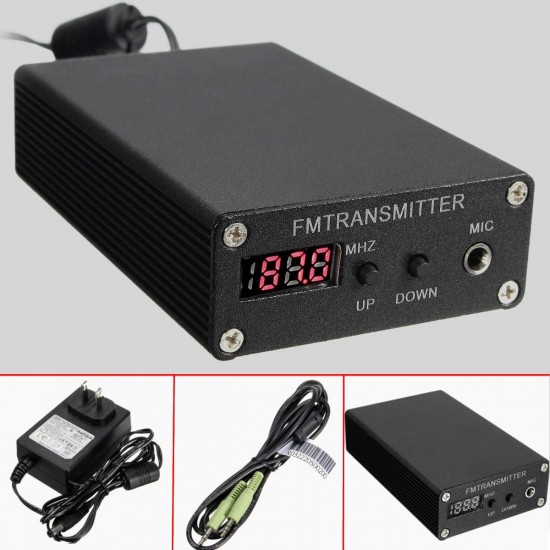 5W Stereo Digital FM Transmitter FM Radio Transmitter Mini FM Radio Station