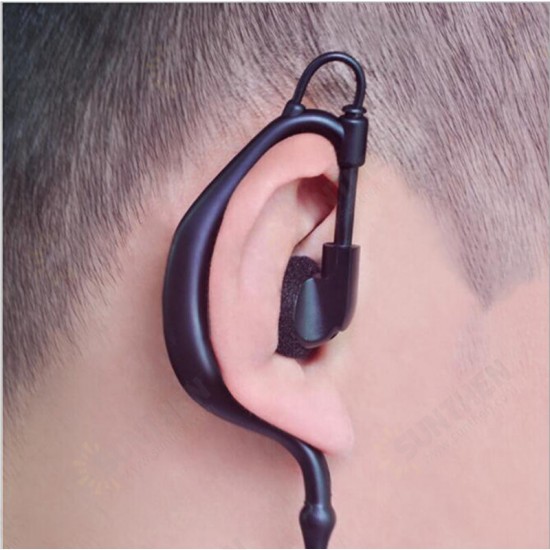 5pcs Ptt Mic headphone Walkie Talkie Earpiece headset for UV-5R UV-5RE UV-6R BF-888S Kenwoods CB Two Way Radio parts