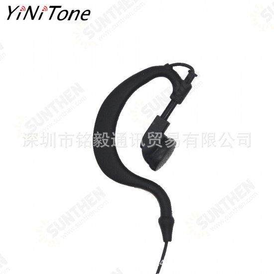 5pcs Ptt Mic headphone Walkie Talkie Earpiece headset for UV-5R UV-5RE UV-6R BF-888S Kenwoods CB Two Way Radio parts