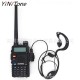 5pcs Ptt Mic headphone Walkie Talkie Earpiece headset for UV-5R UV-5RE UV-6R BF-888S Kenwoods CB Two Way Radio parts