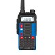 BF-UV10R 4800mAh 10W Two-way Handheld Radio UV Dual Blue Walkie Talkie 128 Channels LED Flashlight USB