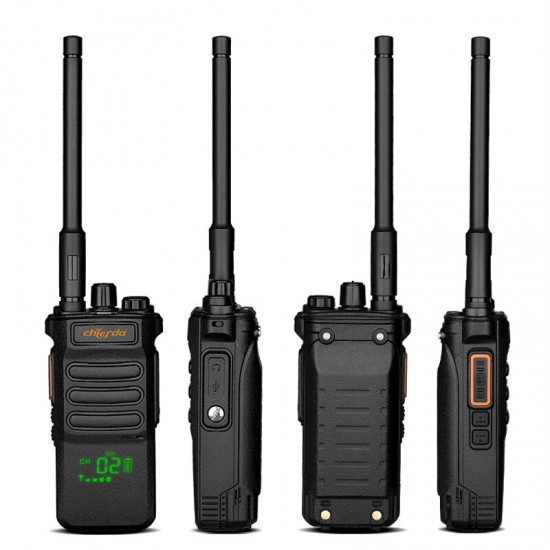 CD-108 10W 2500mAh Professional Walkie Talkie LED Display Flashlight Lighting 400-480MHz Portable Civilian Outdoor Site Two Way Radio