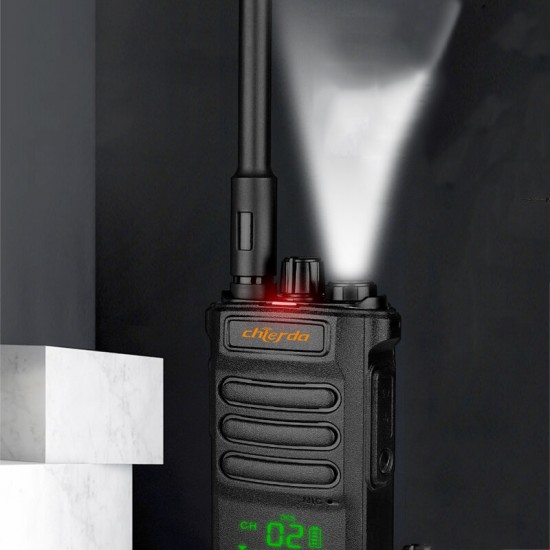 CD-108 10W 2500mAh Professional Walkie Talkie LED Display Flashlight Lighting 400-480MHz Portable Civilian Outdoor Site Two Way Radio