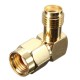 RP-SMA Male To SMA Female Jack Right Angle Crimp RF Adapter Connector