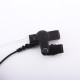 Interphone Air Duct Headphone M Connector Volume Adjustment Earphone