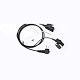 Interphone Air Duct Headphone M Connector Volume Adjustment Earphone