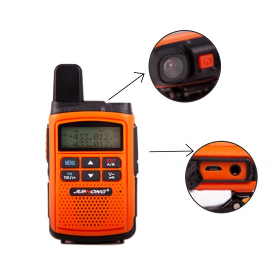 T1 Plus Mini Walkie Talkie USB 5W Powerful Radio Transceiver Two Way Radio Outdoor Camping Travel