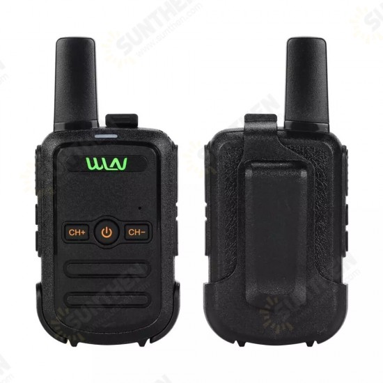 Mini WLN KD-C51 Walkie Talkie 2W 16 CH 400-470MHz UHF Handheld Two Way Radio Toy Comunicador Walkie-talkie