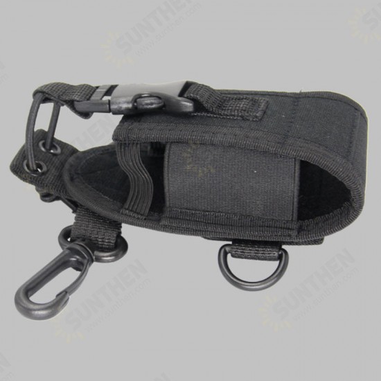 Multifunctional Tactical Walkie Talkie Storage Bag Intercom Radio Case Holder Pouch Bag