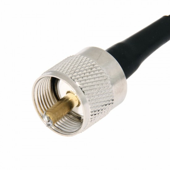 PL259 Antenna Connector Coaxial Extend Cord Cable SO239 5M 16ft for Car Radio Walkie Talkie MP320 MP9000 KT-8900 KT-8900R