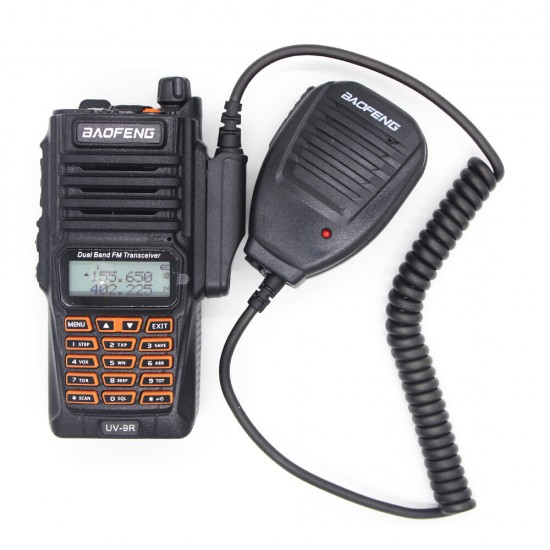 PTT Shoulder Microphone Speaker Mic for A58 BF-9700 UV-9R Plus GT-3WP R760 82WP Waterproof Walkie Talkie Two Way Radio