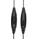 EEK011 Ear Bar Radio Earpiece Mic PTT Headset Compatible Walkie Talkie with Kenwoood 2Pin
